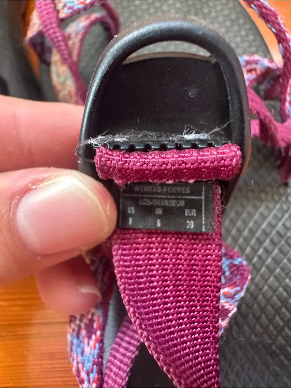 Chaco Z Cloud X2 Remix Poplin Berry Size 8 39 Womens Sandals Chacos Z/X2